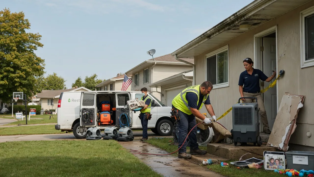 Water Damage Restoration in Belleville, WI near me